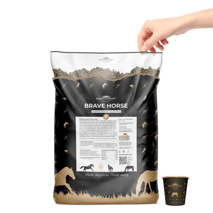 Kristallkraft Brave Horse 6kg -Natürlicher Mutmacher